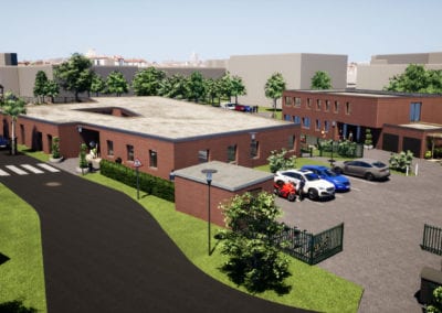 Stimberg-Zwerge: Neubau einer Kindertagesstätte und eines Jugendheimes an der Stimbergstraße in Oer-Erkenschwick